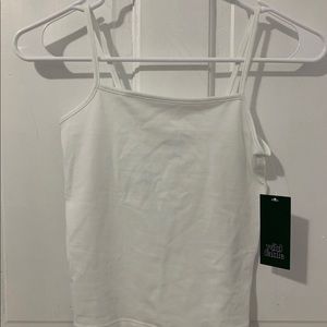 Brand new Target Wild Fable white tank top size xs
